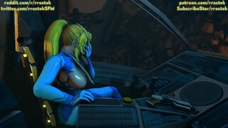 Alienígenas do caralho Samus Aran em 3D Áspero hardcore porn
